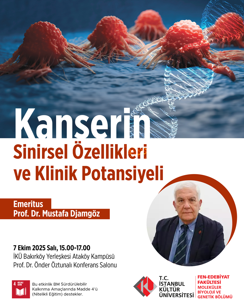 “Kanserin Sinirsel Özellikleri ve Klinik Potansiyeli”